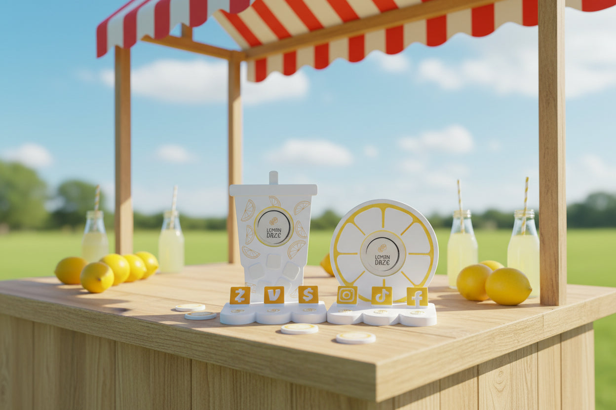 Custom NFC Stand - Scan to Pay & Follow